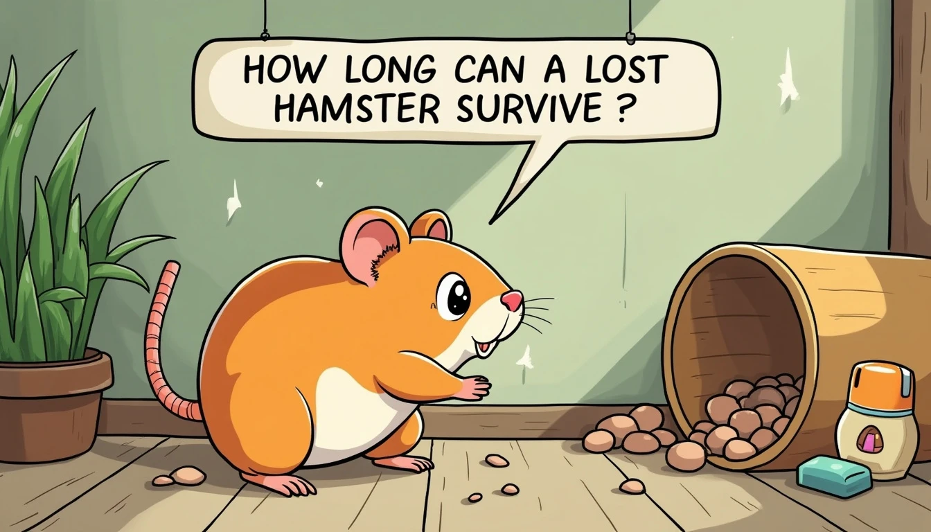 How long can a lost hamster survive