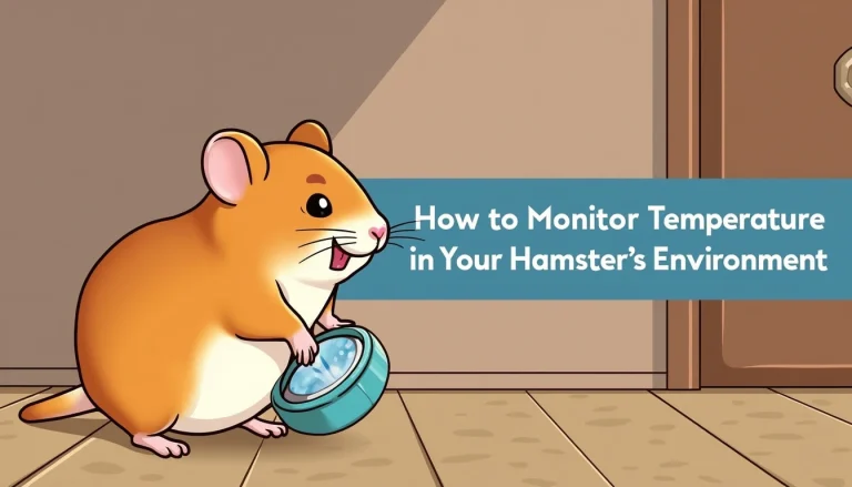 Monitor Temperature in Your Hamster's Environment