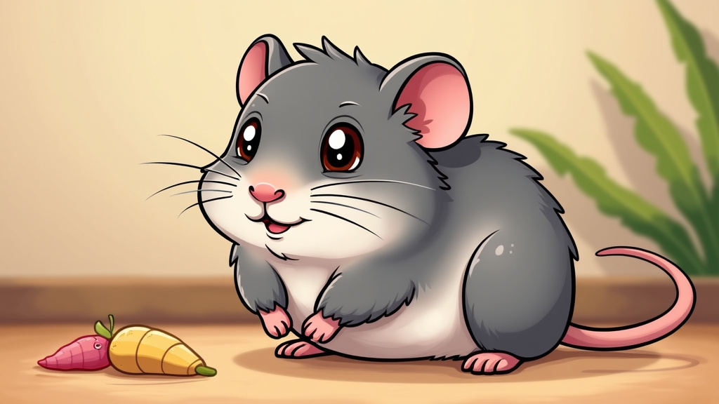 grey syrian hamster